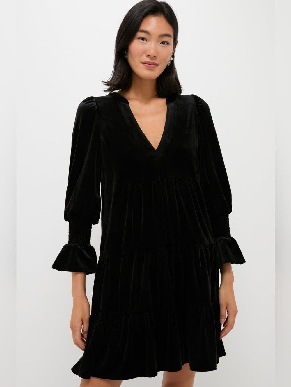 Tuckernuck Pomander Place Kenzo Dress in Black Velvet - Size XL